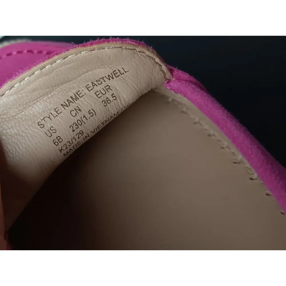 Kate Spade Eastwell Espadrille Flat Womens 6B Pink Suede Luxury Party Dress - Picture 8 of 10